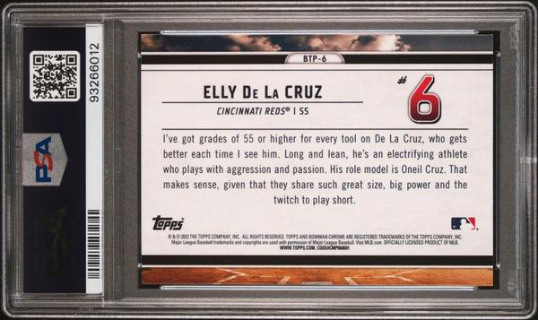 Elly De La Cruz 2023 Bowman Scouts' Top 100 #BTP6 PSA 10-2