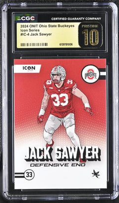 Jack Sawyer 2024 Ohio State Buckeyes Icon Series #IC-4 CGC PRISTINE 10-1