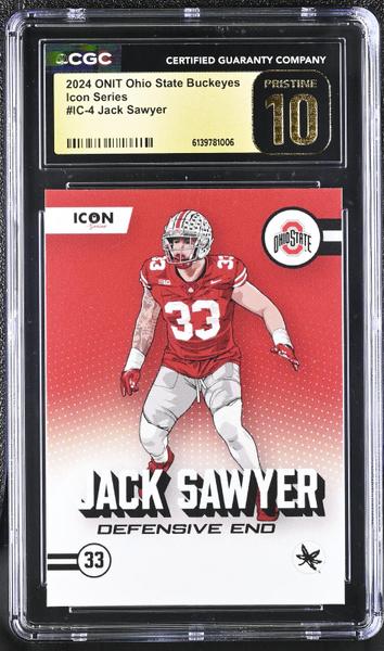 Jack Sawyer 2024 Ohio State Buckeyes Icon Series #IC-4 CGC PRISTINE 10-1