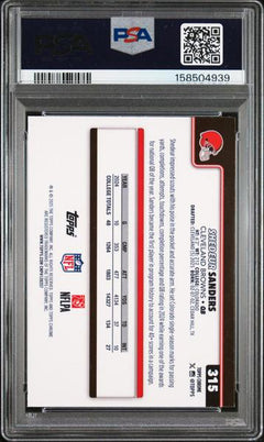 Shedeur Sanders 2025 Topps Chrome #315 PSA 9-2