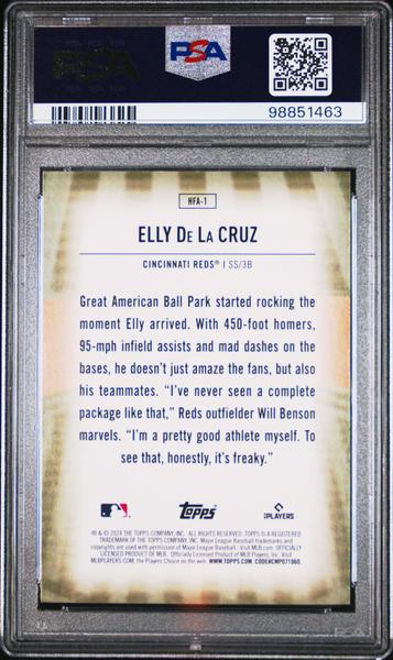 Elly De La Cruz 2024 Topps Home Field Advantage #HFA1 PSA 9-2