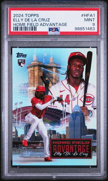 Elly De La Cruz 2024 Topps Home Field Advantage #HFA1 PSA 9-1