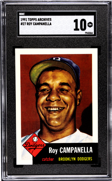 Roy Campanella 1991 Topps Archives #27 SGC 10