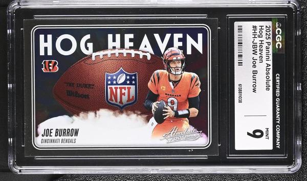 Joe Burrow 2025 Absolute Hog Heaven #HH-JBW CGC 9-1