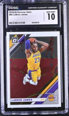 LeBron James 2019-20 Optic #60 CGC 10-1