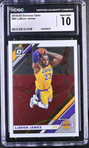 LeBron James 2019-20 Optic #60 CGC 10