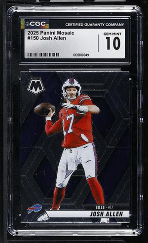 Josh Allen 2025 Mosaic #150 CGC 10