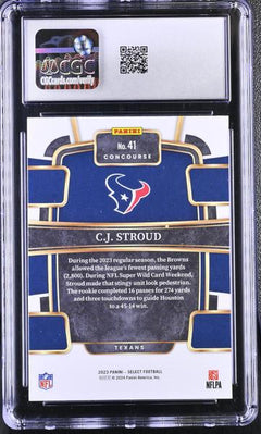 C.J. Stroud 2023 Select #41 CGC 10-2