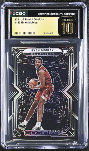 Evan Mobley 2021-22 Obsidian #153 PRISTINE CGC 10