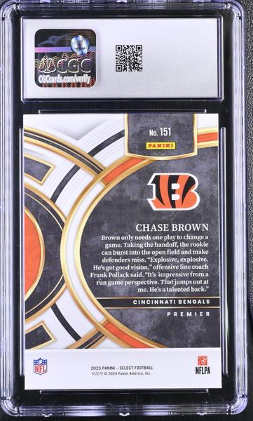 Chase Brown 2023 Select #151 CGC 10