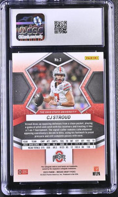 C.J. Stroud 2023 Mosaic Draft Picks #3 CGC 10-2