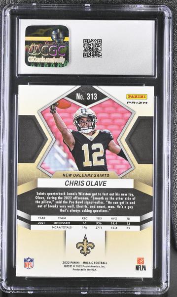 Chris Olave 2022 Mosaic #313 CGC 10