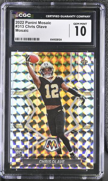Chris Olave 2022 Mosaic #313 CGC 10