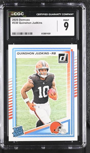 Quinshon Judkins #330 CGC 9