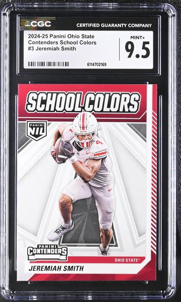 Jeremiah Smith 2024-25 Ohio State Contenders School Colors #3 CGC 9.5-1