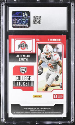 Jeremiah Smith Panini 2024-25 Ohio State Contenders #1 CGC 10-2