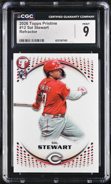 Sal Stewart Refractor 2026 Pristine #12 CGC 9