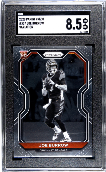 Joe Burrow 2020 Panini Prizm Variation #307 SGC 8.5-1