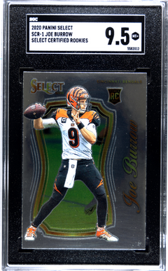 Joe Burrow 2020 Panini Select Select Certified Rookies #SCR-1 SGC 9.5-1