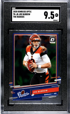 Joe Burrow 2020 Donruss Optic The Rookies #TR-JB SGC 9.5
