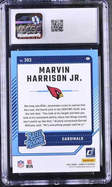 Marvin Harrison Jr. Press Proof Yellow #393 CGC 10-2