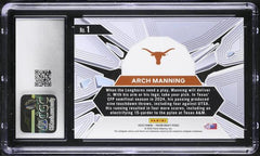Arch Manning 2025 Prizm Draft Picks Prizm Break #1 CGC 10-2
