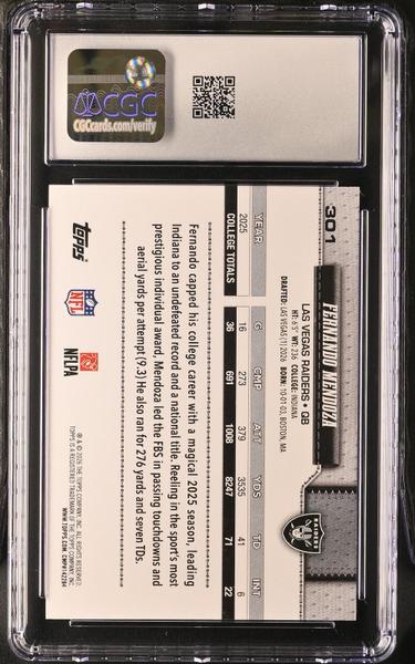 Fernando Mendoza 2026 Flagship #301 CGC 8.5-2