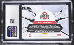 Will Howard 2025 Prizm Draft Picks Prizm Break #23 CGC 10-2