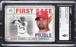 Albert Pujols 2008 Legendary Cuts #3 CGC 9