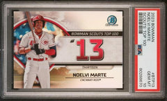 Noelvi Marte 2023 Bowman Scouts' Top 100 Scouts' Top 100 #BTP13 PSA 10-1