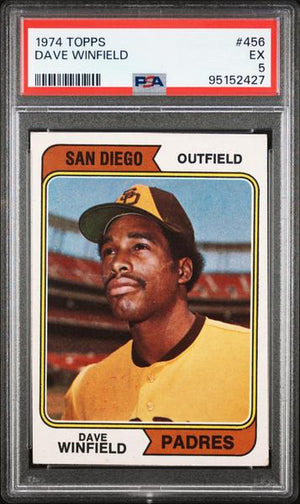 Dave Winfield 1974 Topps #456 PSA 5