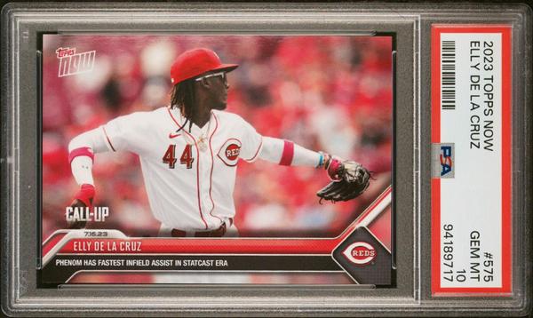 Elly De La Cruz 2023 Topps Now #575 PSA 10-1