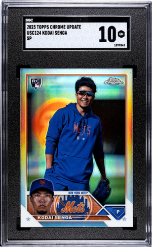 Kodai Senga 2023 Topps Chrome Update SP #USC124 SGC 10