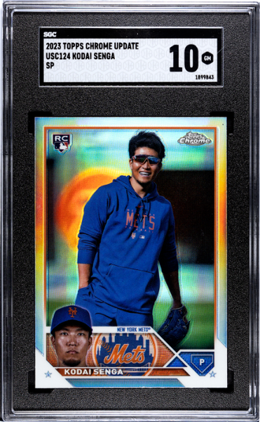 Kodai Senga 2023 Topps Chrome Update SP #USC124 SGC 10