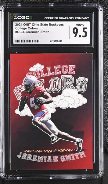 Jeremiah Smith 2024 Ohio State Buckeyes College Colors #CC-4 CGC 9.5