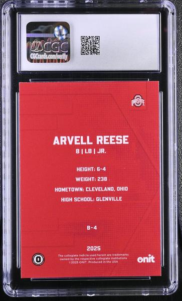 Arvell Reese 2025 Ohio State Buckeyes #B-4 CGC 10