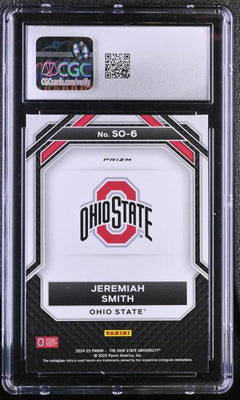 Jeremiah Smith Camo Pink 2024-25 Ohio State Prizm Student Orientation #SO-6 CGC 9-2