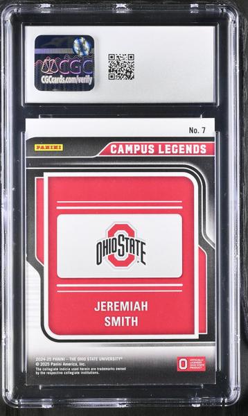 Jeremiah Smith 2024-25 Ohio State Contenders Campus Legends #7 CGC 10-2