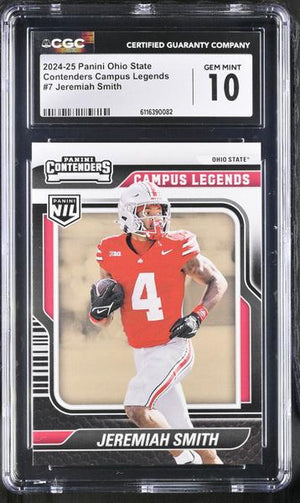 Jeremiah Smith 2024-25 Ohio State Contenders Campus Legends #7 CGC 10
