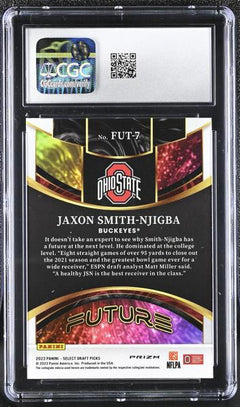 Jaxon Smith-Njigba Silver 2023 Select Draft Picks Future #FUT-7 CGC 10-2