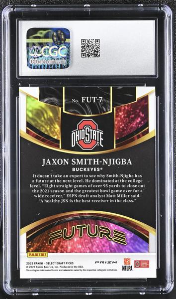 Jaxon Smith-Njigba Silver 2023 Select Draft Picks Future #FUT-7 CGC 10-2