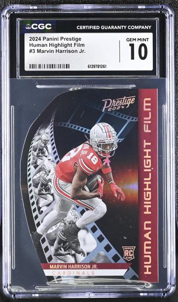 Marvin Harrison Jr. 2024 Prestige Human Highlight Film #3 CGC 10-1