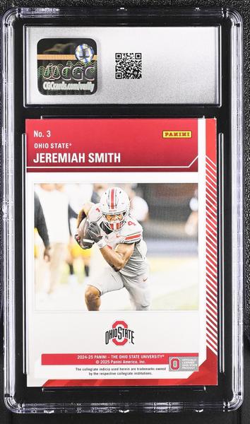 Jeremiah Smith Diamond Plate 2024-25 Ohio State Contenders School Colors #3 CGC 9-2