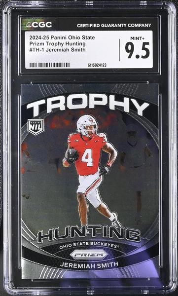 Jeremiah Smith 2024-25 Ohio State Prizm Trophy Hunting #TH-1 CGC 9.5