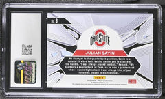 Julian Sayin 2025 Prizm Draft Picks Prizm Break #3 CGC 10-2