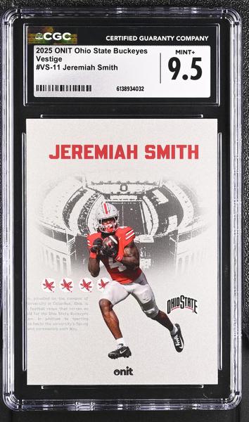 Jeremiah Smith 2025 Ohio State Buckeyes Vestige #VS-11 CGC 9.5