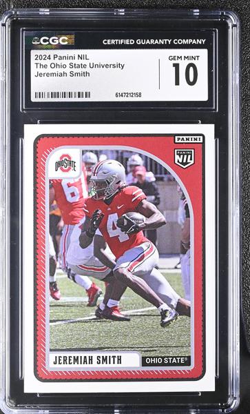 Jeremiah Smith 2024 NIL The Ohio State University CGC 10-1