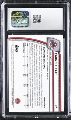 Carnell Tate 2024 University Chrome #39 CGC 10-2