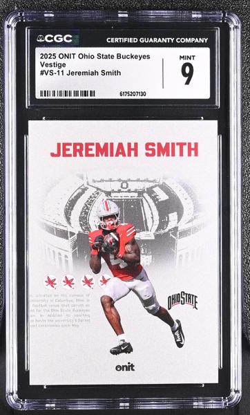 Jeremiah Smith 2025 Ohio State Buckeyes Vestige #VS-11 CGC 9-1
