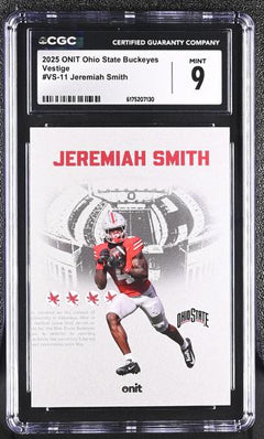 Jeremiah Smith 2025 Ohio State Buckeyes Vestige #VS-11 CGC 9-1
